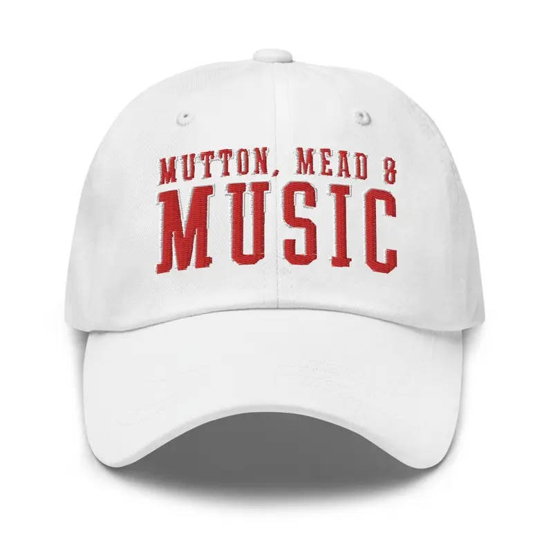 Dad hat, white, MMM logo